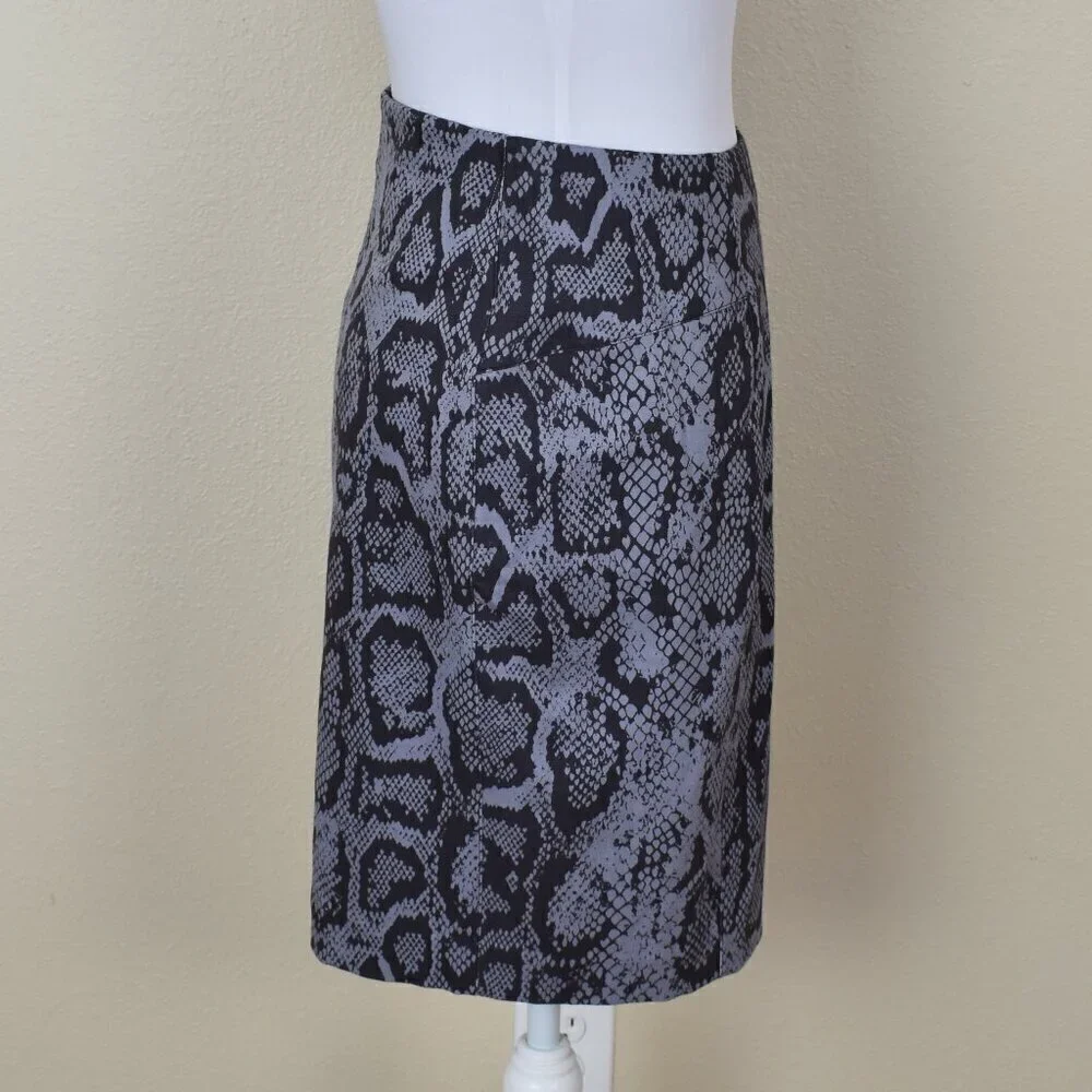Stitch Fix Lysse Charity Pencil Skirt Snake Print NEW - S